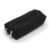Estojo Escolar Duplo 8x20cm Preto Básico Monocromático 2 Compartimentos Resistente Maxcril