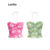 Lovito Regata Casual Floral Franzida Com Cadarço Y2K Regata Feminina L88AD007 (Multicolorido)