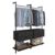 Closet Estilo Industrial Siena C/gaveta Preto Fosco – Móveis Arapongas