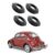 Anel Guarnicao Borracha Tubo Suporte Parachoque Fusca Ate 70