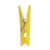 Mini Pregador Madeira Amarelo – 12 Un – Artegift – Rizzo