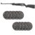 Carabina de Pressão New Jade Gás Ram 5.5mm – CBC + 10 Chumbos