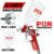 Pistola de Pintura Pneumática Gravidade Ar Direto Bico 1.0mm 250ml PDR