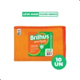 Kit Pano Flanela Tam P 100% Algodão Brilhus 10 Unidades