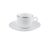 Xícara de Chá em Porcelana Legacy Silver 220ml L’Hermitage Branca