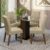 Conjunto Sala de Jantar Mesa Tampo de Vidro 4 Cadeiras Rustic/Preto/Imperial Noemi Madesa