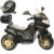 Moto Eletrica Infantil Biemme Sprint Turbo 12V Capacete Gold
