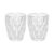 Conjunto De Copos De Vidro Diamond Transparente 270ml 2 Peças – Lyor