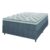 Cama Box Casal Colchão Molas Ensacadas Ômega 138x188x70cm Cinza / Branco Hellen – Suporta até 110kg por Pessoa