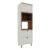 Torre Forn e Micro  Iluminata com 2 prateleiras 1 gavetão e 2 portas provençais 100% MDF