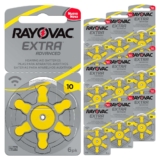 Pilha Auditiva 10 Rayovac Bateria Pr70 kit 60 unidades