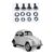 Kit Parafuso Fixacao 1 Parachoque Fusca 71/ 8 X 15 Mm