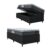 Cama Box Baú Solteiro Colchão Espuma D33 Pillow Top Millenium 88x188x60cm Cinza/Preto Hellen – Supor
