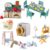 Conjunto De Mini Cama De Animais Florestais Móveis Família De Bricolage 1 : 12 Villa Toys Wine House Aniversário Doll