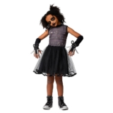 Fantasia Halloween Infantil Feminina Edward Mãos de Tesoura