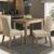 Conjunto Sala de Jantar Mesa Tampo de Madeira 2 Cadeiras Rustic/Imperial Lídia Madesa