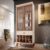 Cristaleira Bar e Adega Andorra Decorativa Sala de Estar OffWhite/Nature G26 – Gran Belo