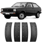 Lona Freio Volkswagen Gol G1 Passat Traseira Fras-le VW/273X