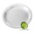 Prato de Papel Biodegradável Branco 18cm – 10 unidades – Silverplastic – Rizzo Embalagens