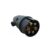 Tomada Plug Elétrica Reboque Carretinha Engate Redonda 6 Polos Macho 12V/24V Tomada Carretinha