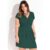 Vestido Com Decote Transpassado Verde Quintess
