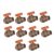 Pacote 10 unid Registro Esfera PVC Soldável União 20mm Fortlev