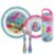 Kit Alimentação Infantil Prato Bowl Talheres E Garrafa Aventuras Sereia Buba