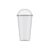 Copo Bolha com Tampa Crystal Bello – 300ml – 20 unidades – Plastilania – Rizzo