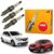 Jogo com 3 velas NGK Kwid Sandero Logan 1.0 12v 3 cilindros SCE B4D 79CV GAS 82CV ETA 2016 2017 2018