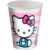 Copo de Papel – Hello Kitty Rosa 180ml – 8 unidades – Festcolor – Rizzo