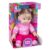Brinquedo Boneca Baby Fofura Sortida com Cabelo Loiro em Plástico Vinil 25cm com Roupinhas Rosa +3 Anos Cotiplas – 2586