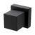 Acabamento de Registro em Metal Quadrado Mearim Pingoo – Preto