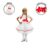 Fantasia Annabelle Infantil de Luxo Halloween