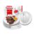 10 Kit Churrasco Faca Garfo Prato Descartável 30 Un