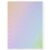 Bloco refil grande Rainbow pautado linha branca 120g com 30 folhas CIRG4023 Caderno Inteligente