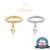 Piercing Argola Conch TitâNio Pvd ZircôNia Cravejada Pingente Oval Com Pontas Helix Septo Rook