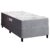 Cama Box Solteiro Colchão Espuma Egito 88x188x57cm Cinza / Branco Portobel – Suporta até 100kg por P