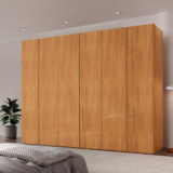 Guarda Roupa Casal Coliseu 100% MDF 6 Portas e 6 Gavetas Moderna Mobília