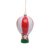 Enfeite de Natal para pendurar – Balão Papai Noel – 13cm – 1 unidade – Cromus – Rizzo