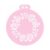 Stencil Redondo Rosas – Ref.3034 – 1 unidade – RR Cortadores – Rizzo