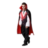 Fantasia Vampiro Adulto Conde Drácula Com Capa