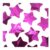 Confete Metálico Estrela para Balão – Pink – 25g – 1 unidade – Rizzo