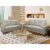 Conjunto Sofá Living 3 e 2 Malibu Bouclê Bege 1,50/2,30m – King House