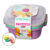 Jogo Pote Plástico 1300ml Quadrado Vac Freezer Kit 3 Sanremo
