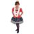 Vestido Rainha De Copas Infantil de Luxo Com Coroa