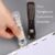 Agrafador sem furos Metal Push Clamp Binder Ferramenta de encadernação de documentos de arquivo de escritório escolar