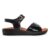 Sandália Usaflex Feminina Salto Anabela Ajuste Fecho-Flex Casual AK0508
