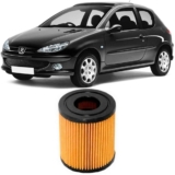 Filtro Óleo Peugeot 206 1.4 2004 A 2010 Tecfil