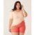 Blusa Básica Feminina Plus Size Decote Redondo Em Viscolinho Stretch