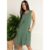 Vestido Com Bolsos Verde Quintess